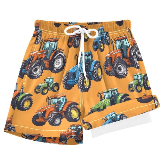 joogoo Off-road Vehicles Cars Boys Swim Trunks Beach Swimsuit Shorts Boxer 8Y