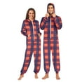 thumbnail image 1 of joogoo Orange Checkered Unisex Adults Onesies Pajamas Jumpsuits L, 1 of 7