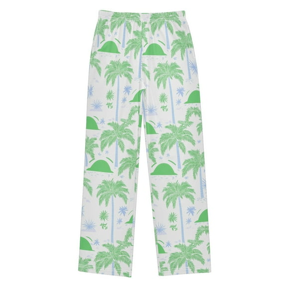 joogoo Palm Trees-a3 Pajama Pants Pj Bottoms Sleepwear Lounge L
