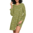 thumbnail image 1 of joogoo Palm Trees-t1 Women's Long Sleeve Nightgown Sleepwear L, 1 of 8