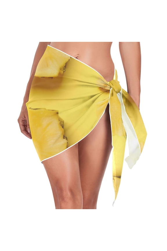 Pine-apple Women's Beach Sarong Bathing Suit Wrap Swimwear Cover Ups L
