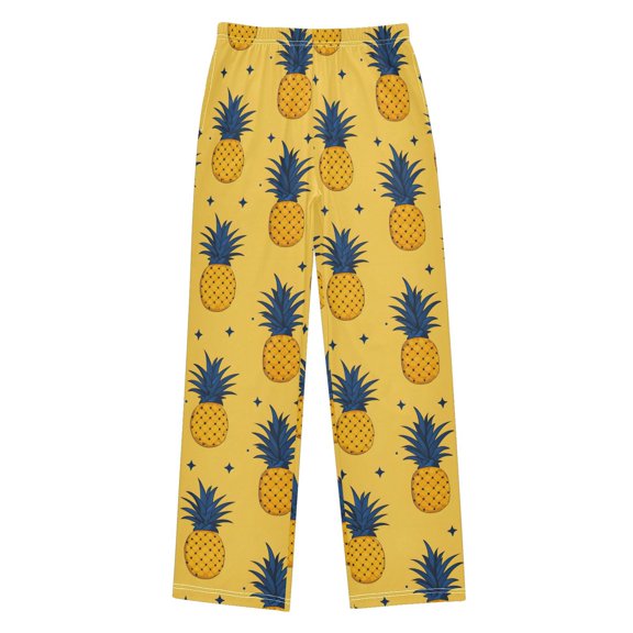 joogoo Pineapple Fruit Pajama Pants Pj Bottoms Sleepwear Lounge S