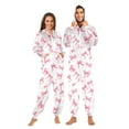 thumbnail image 1 of joogoo Pink Bows Unisex Adults Onesies Pajamas Jumpsuits L, 1 of 7