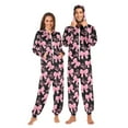 thumbnail image 1 of joogoo Pink Bows Unisex Adults Onesies Pajamas Jumpsuits L, 1 of 7