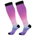 thumbnail image 1 of joogoo Pink Gradient Starry Socks Women Men Knee High Sock, 1 of 8