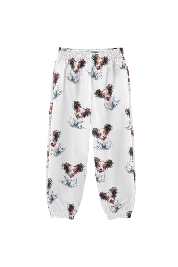 Puppy Dog Pattern Boys' Sweatpants Jogger Pants 7-8Y