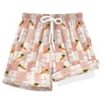 thumbnail image 1 of joogoo Rabbit Carrot on Checkered Boys Swim Trunks Beach Swimsuit Shorts Boxer 5-6T, 1 of 8