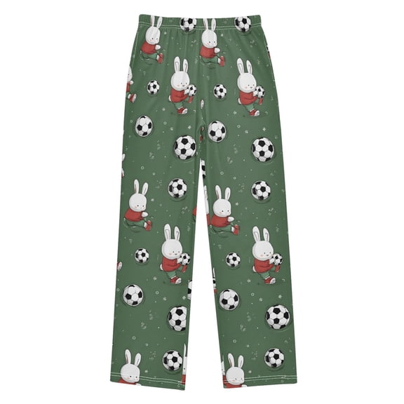 joogoo Rabbit Play Football Pajama Pants Pj Bottoms Sleepwear Lounge S