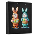 thumbnail image 1 of joogoo Rabbits Hardcover 3 Ring Binder 1.5" Round Rings Interior Pockets Binders Organizer 1 Pack, 1 of 9