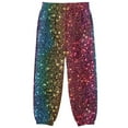 thumbnail image 1 of joogoo Rainbow Glitter Boys' Sweatpants Jogger Pants 5-6Y, 1 of 8
