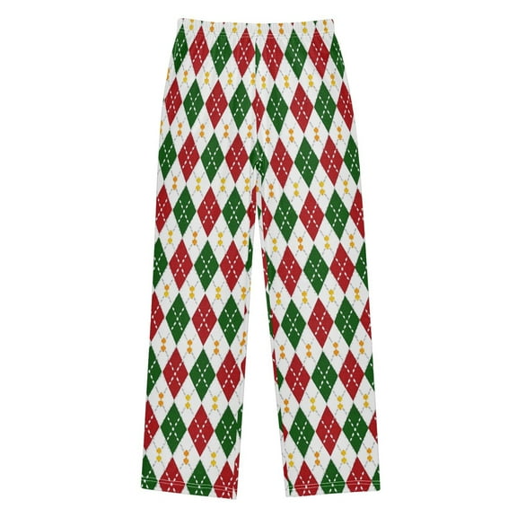joogoo Red Green Checkered Pajama Pants Pj Bottoms Sleepwear Lounge XL