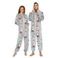 thumbnail image 1 of joogoo Reindeer Fox Snowman Christmas Unisex Adults Onesies Pajamas Jumpsuits L, 1 of 7