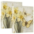 thumbnail image 1 of joogoo Retro Butterfly Hardcover 3 Ring Binder 1.5" Round Rings Interior Pockets Binders Organizer 2 Pack, 1 of 9