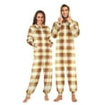 thumbnail image 1 of joogoo Retro Checkered Plaid Unisex Adults Onesies Pajamas Jumpsuits L, 1 of 7