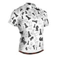 thumbnail image 1 of joogoo Retro Chess Men's Cycling Jerseys Mountain Bike Short Sleeve Tops S, 1 of 7