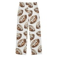 thumbnail image 1 of joogoo Retro Football Pajama Pants Pj Bottoms Sleepwear Lounge M, 1 of 9