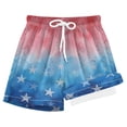 thumbnail image 1 of joogoo Retro Gradient Stars Boys Swim Trunks Beach Swimsuit Shorts Boxer 12-13Y, 1 of 8