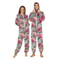 thumbnail image 1 of joogoo Roses Heart Flower Unisex Adults Onesies Pajamas Jumpsuits L, 1 of 7