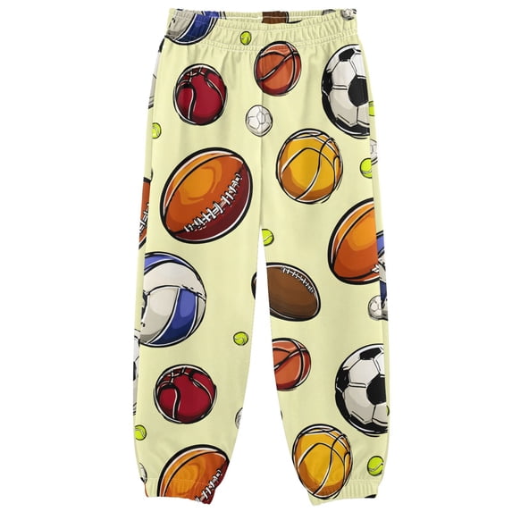 joogoo Rugby Baseballs Football Boys' Sweatpants Jogger Pants 3T