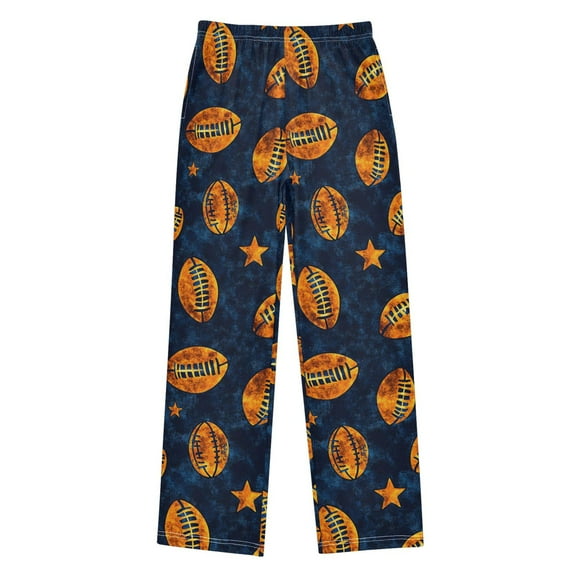 joogoo Rugby Football Stars Pajama Pants Pj Bottoms Sleepwear Lounge L
