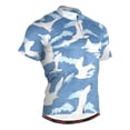 thumbnail image 1 of joogoo Seagulls Wavy Men's Cycling Jerseys Mountain Bike Short Sleeve Tops XL, 1 of 7
