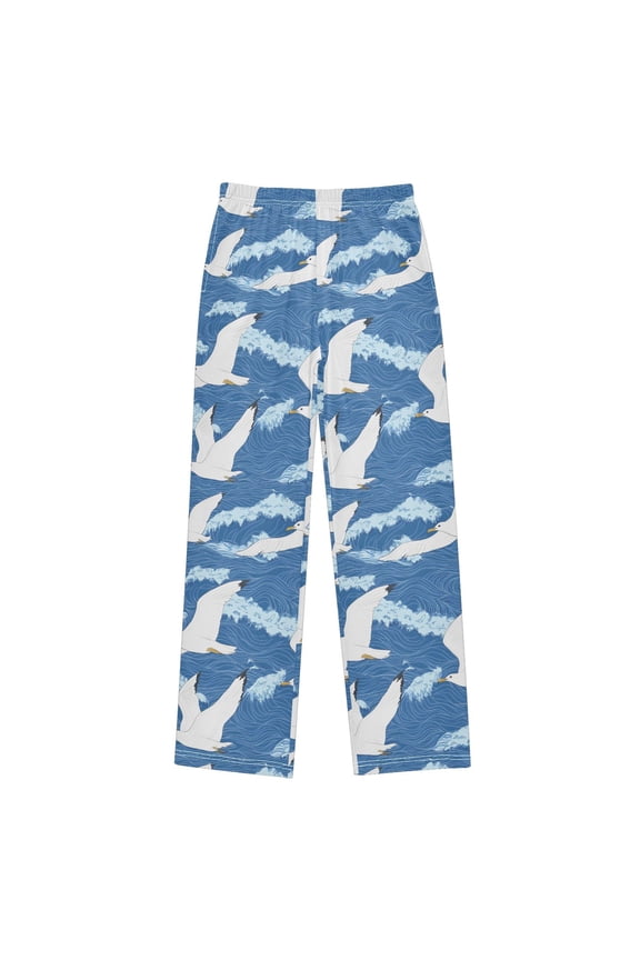 Seagulls Wavy Pajama Pants Pj Bottoms Sleepwear Lounge XL