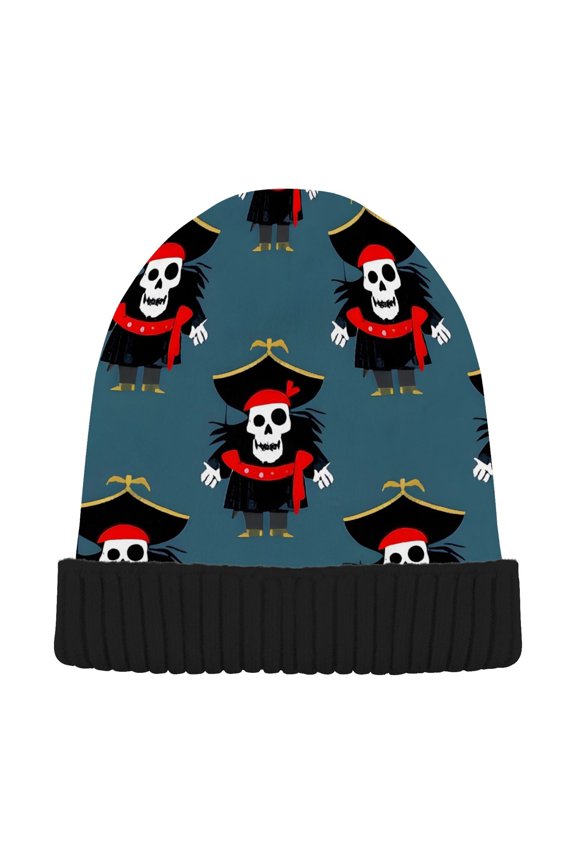 Skeleton Cool Beanie Hats Cuffed Winter Warm Knit Thick Beanies