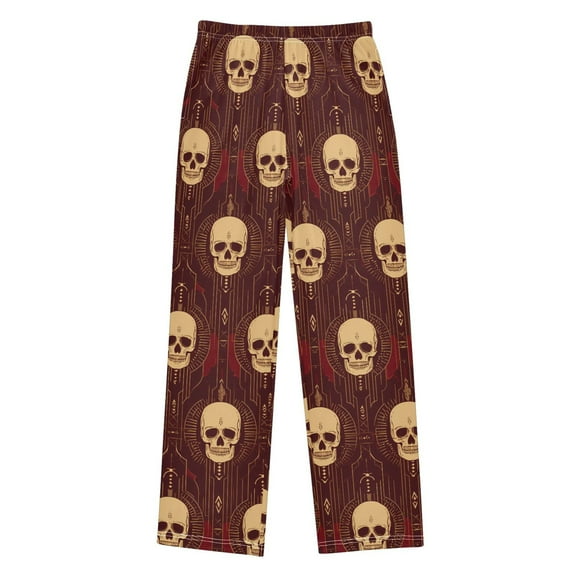 joogoo Skeleton Mandala Pajama Pants Pj Bottoms Sleepwear Lounge L