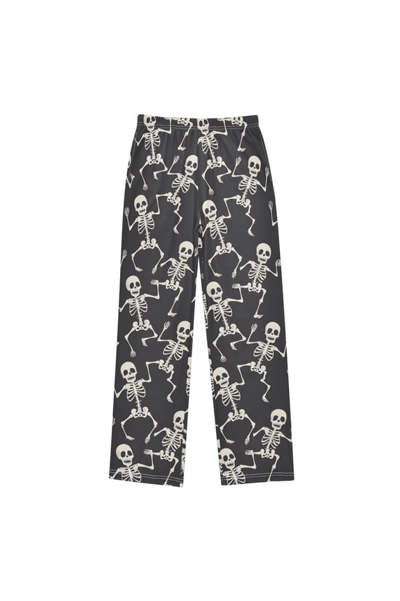Skull Skeleton Dancing Pajama Pants Pj Bottoms Sleepwear Lounge S