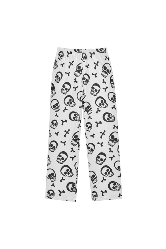 Skulls Bones Pajama Pants Pj Bottoms Sleepwear Lounge M