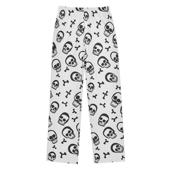 joogoo Skulls Bones Pajama Pants Pj Bottoms Sleepwear Lounge S