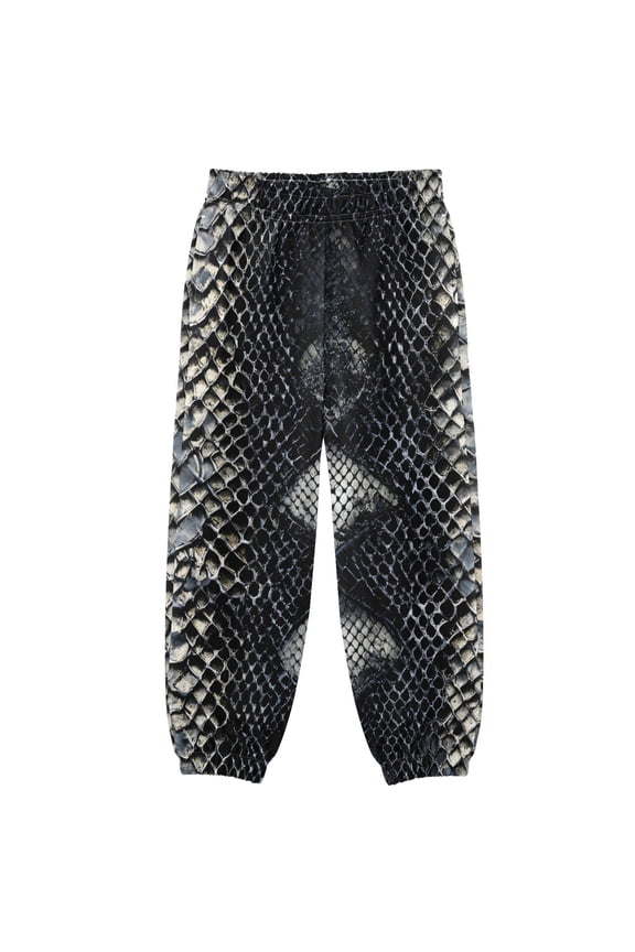 Snake Pattern-3 Boys' Sweatpants Jogger Pants 3T