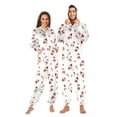 thumbnail image 1 of joogoo Snowman Candy Cane Unisex Adults Onesies Pajamas Jumpsuits L, 1 of 7