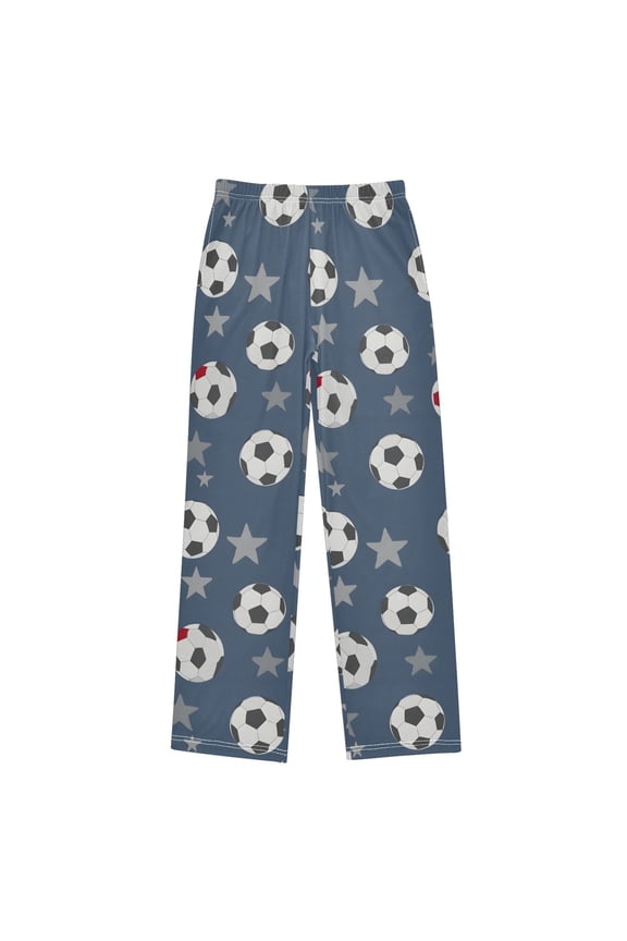 Soccer Balls Stars Pajama Pants Pj Bottoms Sleepwear Lounge XL
