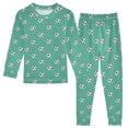 thumbnail image 1 of joogoo Soccer Balls-z2 Pajamas Set Long Sleeve Soft Cotton Sleepwear 2 Piece 24M, 1 of 7