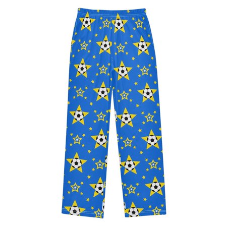 joogoo Soccer Football Stars Pajama Pants Pj Bottoms Sleepwear Lounge L