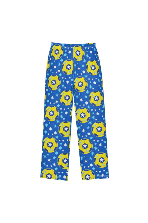 Soccer Star Footballs Pajama Pants Pj Bottoms Sleepwear Lounge M