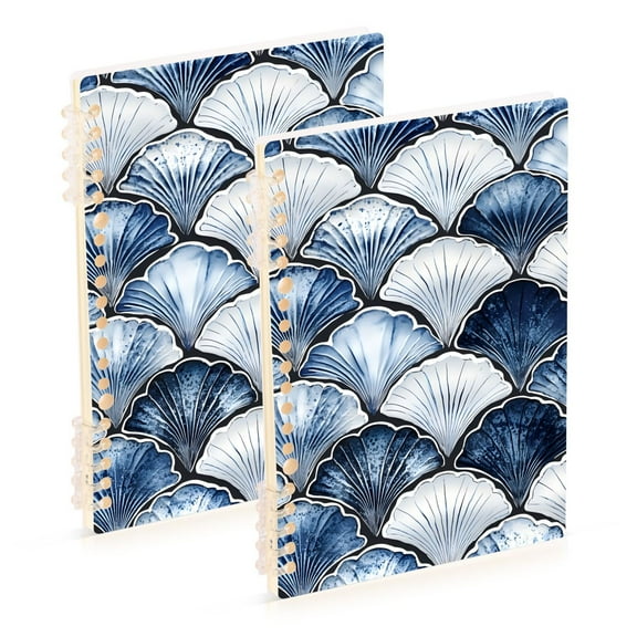 joogoo Spiral Journal Notebook 3d Dragon Scales College Ruled Notebooks 8.3" x 5.7" 2 PCs