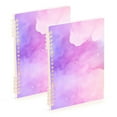 thumbnail image 1 of joogoo Spiral Journal Notebook Abstract Watercolor Tie-dye-a1 College Ruled Notebooks 8.3" x 5.7" 2 PCs, 1 of 8