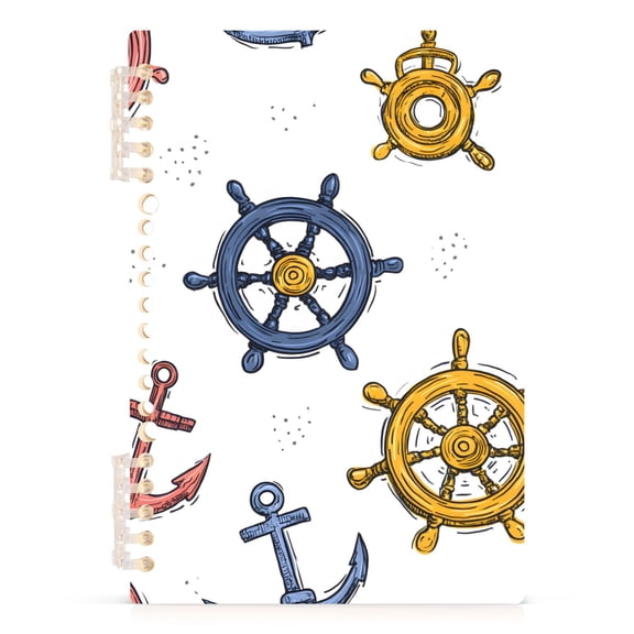 joogoo Spiral Journal Notebook Anchors-1 College Ruled Notebooks 8.3" x 5.7" 1 PC