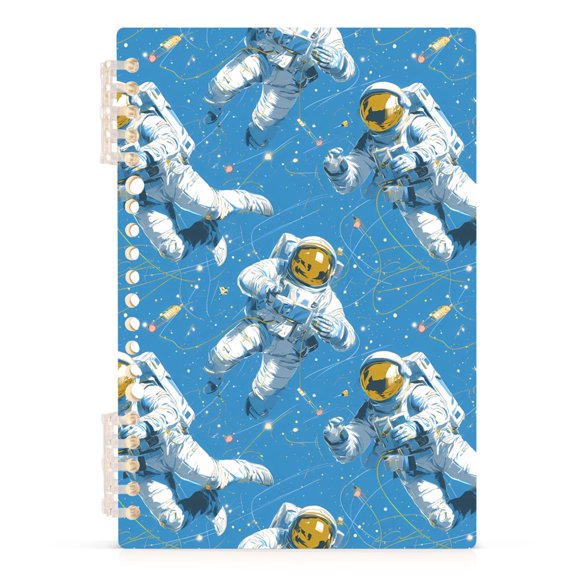 joogoo Spiral Journal Notebook Astronaut Space Cartoon College Ruled Notebooks 8.3" x 5.7" 1 PC