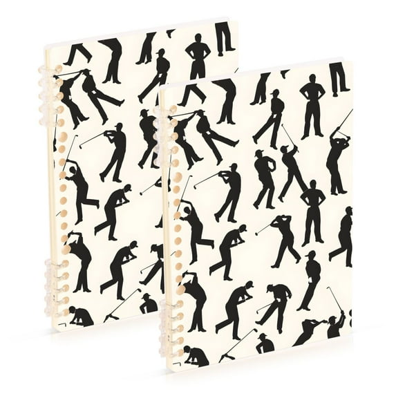 joogoo Spiral Journal Notebook Baseball and Player College Ruled Notebooks 8.3" x 5.7" 2 PCs