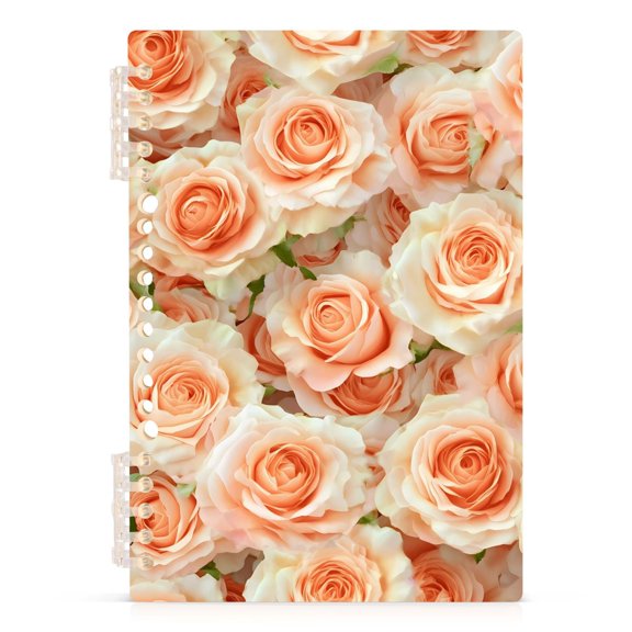 joogoo Spiral Journal Notebook Beautiful Roses Flowers-i1 College Ruled Notebooks 8.3" x 5.7" 1 PC