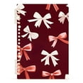 thumbnail image 1 of joogoo Spiral Journal Notebook Bows Pattern College Ruled Notebooks 8.3" x 5.7" 1 PC, 1 of 8