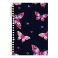 thumbnail image 1 of joogoo Spiral Journal Notebook Butterfly Sparkling College Ruled Notebooks 8.3" x 5.7" 1 PC, 1 of 8