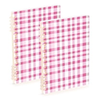 joogoo Spiral Journal Notebook Checkered Grid-c5 College Ruled Notebooks 8.3" x 5.7" 2 PCs