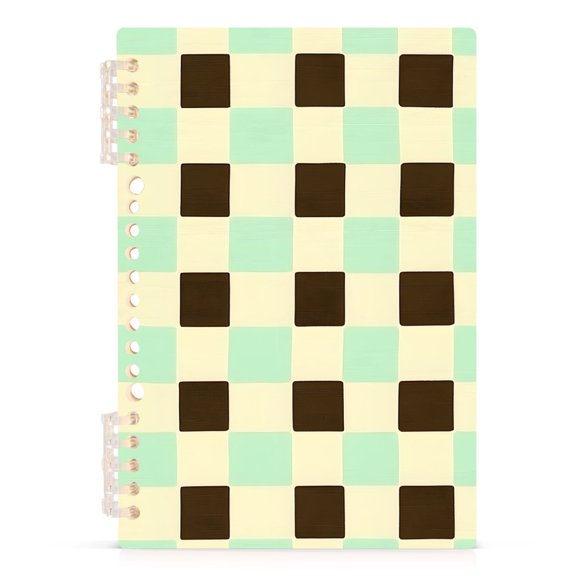 joogoo Spiral Journal Notebook Checkered-h8 College Ruled Notebooks 8.3" x 5.7" 1 PC