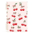 thumbnail image 1 of joogoo Spiral Journal Notebook Cherry with Bows College Ruled Notebooks 8.3" x 5.7" 1 PC, 1 of 8