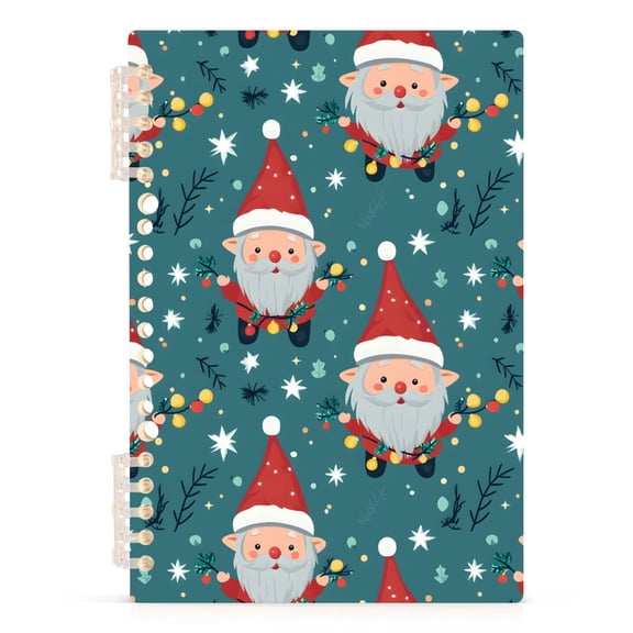 joogoo Spiral Journal Notebook Christmas Gnomes College Ruled Notebooks 8.3" x 5.7" 1 PC