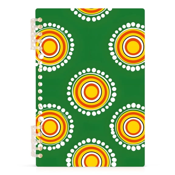 joogoo Spiral Journal Notebook Circle with Dots College Ruled Notebooks 8.3" x 5.7" 1 PC